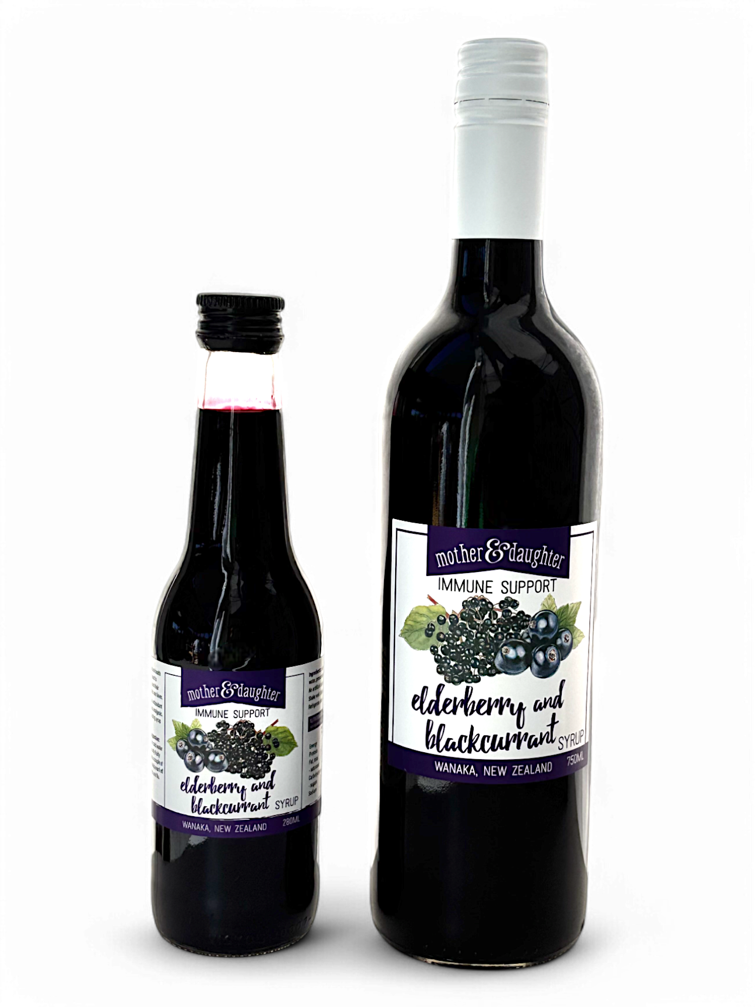 Elderberry and Blackcurrant Syrup