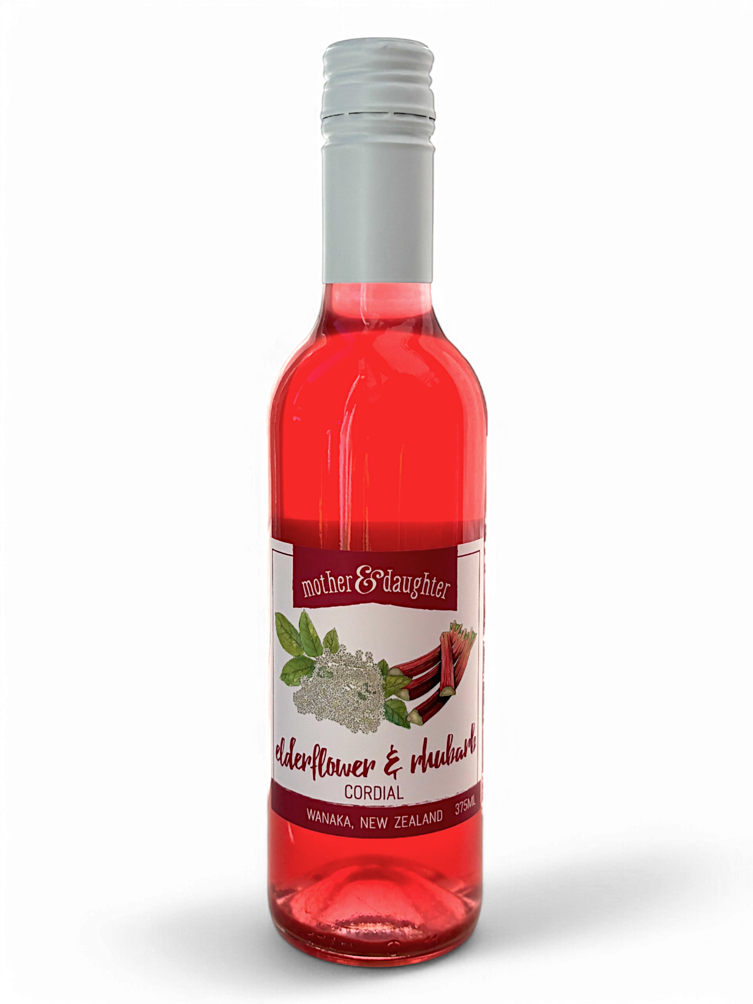 Elderflower and Rhubarb Cordial