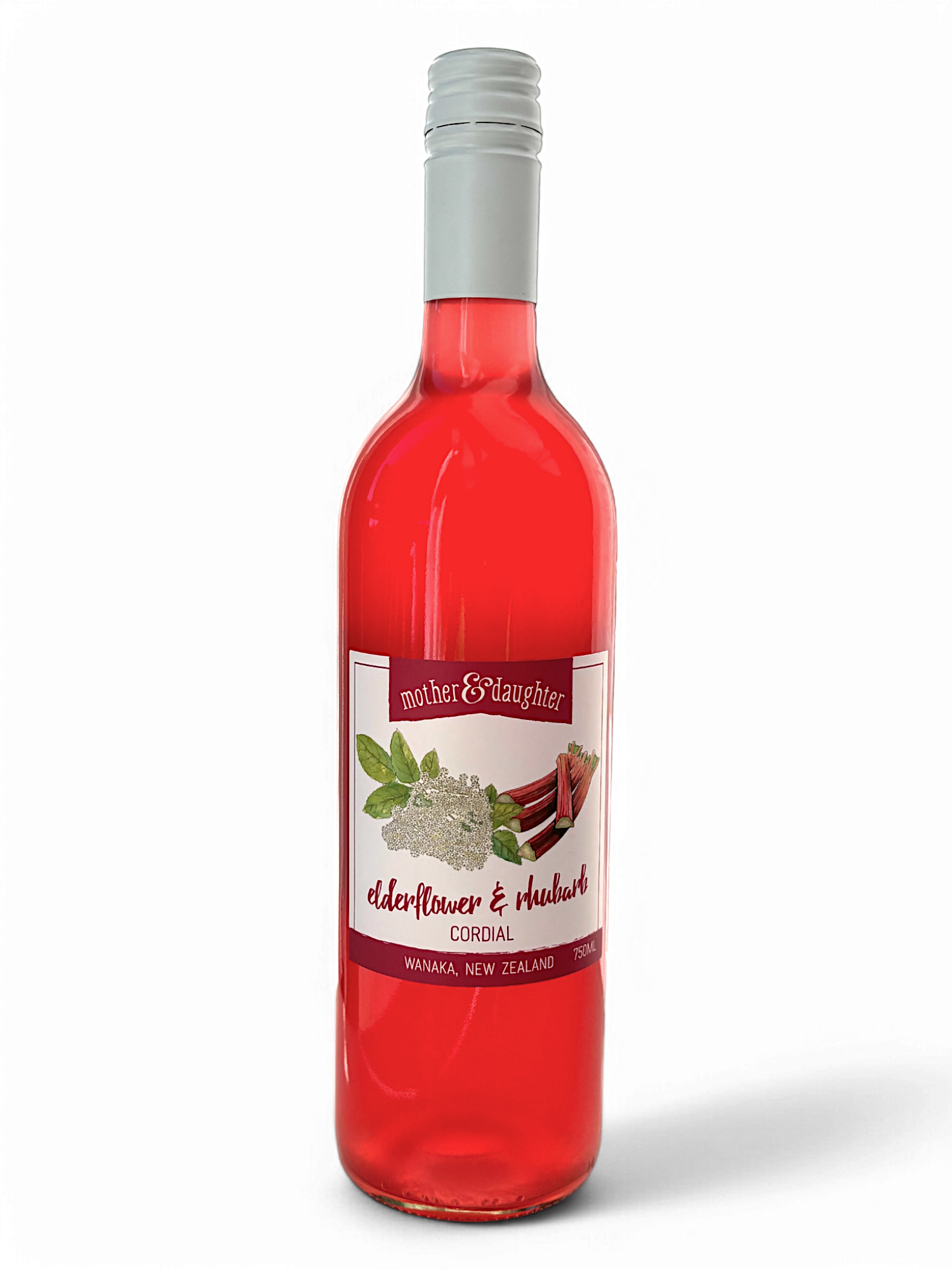 Elderflower and Rhubarb Cordial