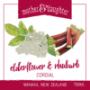 Elderflower and Rhubarb Cordial